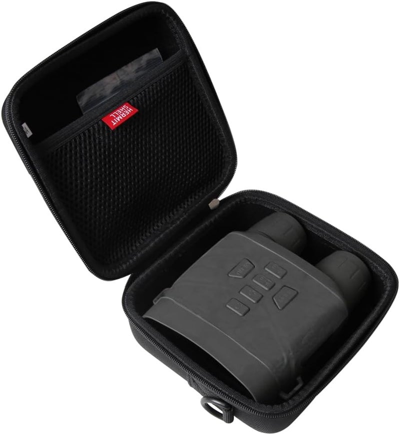 Hermitshell Hard Travel Case for Night Vision Goggles Binoculars -Fits HEXEUM/Anyork/Vtiisamao (Black) - Image 1